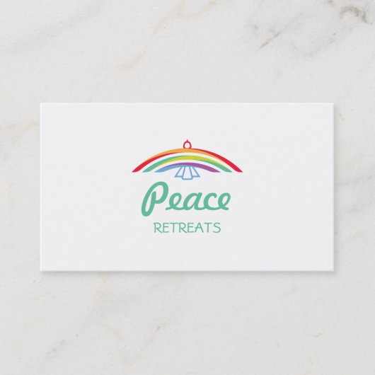 Regenbogen-Winged-Taube (scharf / vollfarbig) Visitenkarte (Vorderseite)