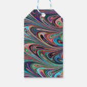 Regenbogen-Wirbel Geschenkanhänger (Vorderseite)