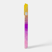Regenbogen-Wirbel iPhone 15 Hülle (Linke Seite)