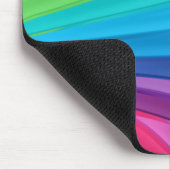 Regenbogen-Wirbel Mousepad (Ecke)