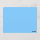 Regenbogen-Wirbel Postkarte (Rückseite)