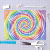 Regenbogen-Wirbel Seidenpapier (Handwerk)