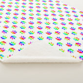 Regenbogen Wolfspfote Sherpadecke (3/4)