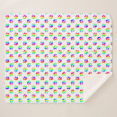 Regenbogen Wolfspfote Sherpadecke (Vorderseite (Horizontal))