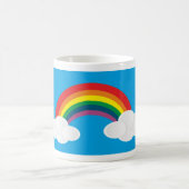 Regenbogen-Wolken-Bild Kaffeetasse (Mittel)