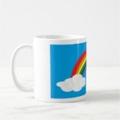 Regenbogen-Wolken-Bild Kaffeetasse (Links)