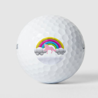 Regenbogen, Wolken, Einhorn, Großartige Geschenkid Golfball
