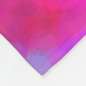 Regenbogen-Wolken Fleecedecke (Ecke)