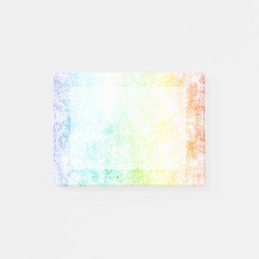 Regenbogen-Wolken-Hintergrund fertigen besonders Post-it Klebezettel (Vorderseite)