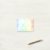 Regenbogen-Wolken-Hintergrund fertigen besonders Post-it Klebezettel (Auf Schreibtisch)