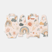 Regenbogen Wolken Sonnenmuster, Erdtöne Geschenkschachtel (Ungefaltet)