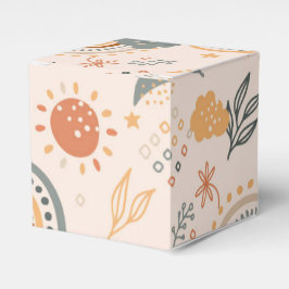 Regenbogen Wolken Sonnenmuster, Erdtöne Geschenkschachtel