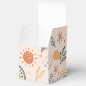 Regenbogen Wolken Sonnenmuster, Erdtöne Geschenkschachtel (Geöffnet)