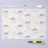 Regenbogen Wolken und Sterne Seidenpapier (Handwerk)