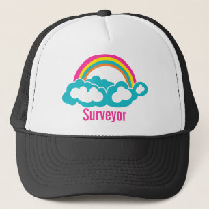 Regenbogen-Wolkenbedeckung Truckerkappe