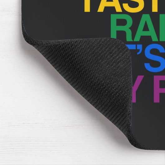 REGENBOGEN-WÖRTER - .PNG MOUSEPAD (Ecke)