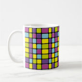 Regenbogen-Würfel Kaffeetasse (Links)