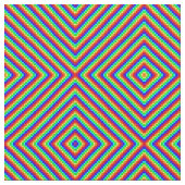 Regenbogen X - Combed Cotton Fabric Stoff (Nahaufnahme)