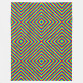 Regenbogen X - Fleece-Decke Fleecedecke (Vorderseite)