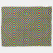 Regenbogen X - Fleece-Decke Fleecedecke (Vorderseite (Horizontal))