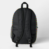 Regenbogen X - Rucksack (Rückseite)