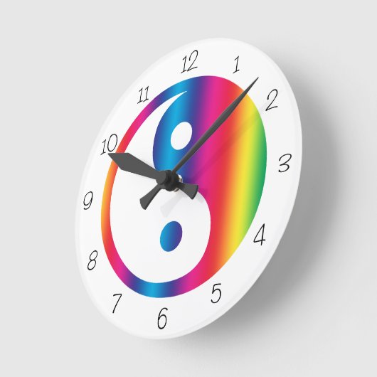 Regenbogen Yang Runde Uhr (Winkel)