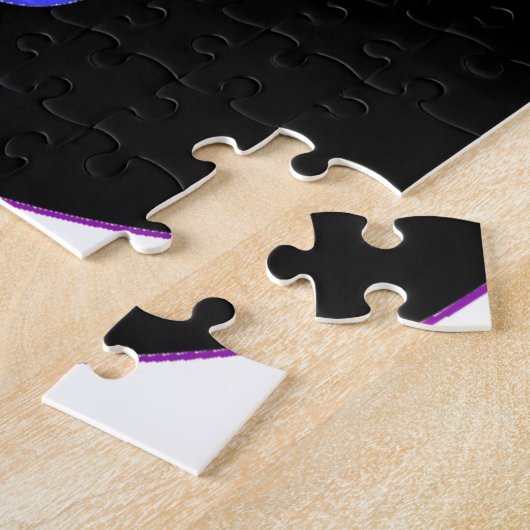 Regenbogen Yin und Yang - LGBT Puzzle (Seite)