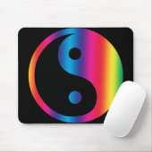 Regenbogen Yin Yang Mousepad (Mit Mouse)