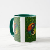 Regenbogen Yin Yang Tasse (Vorderseite Links)