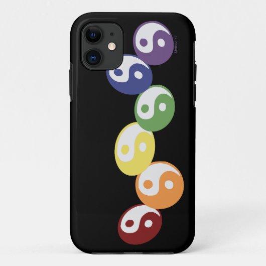 Regenbogen Ying Yang iPhone 5 Hüllen (Rückseite)
