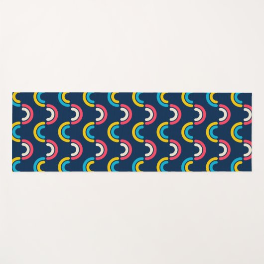 Regenbogen Yogamatte (Vorderseite (Horizontal))