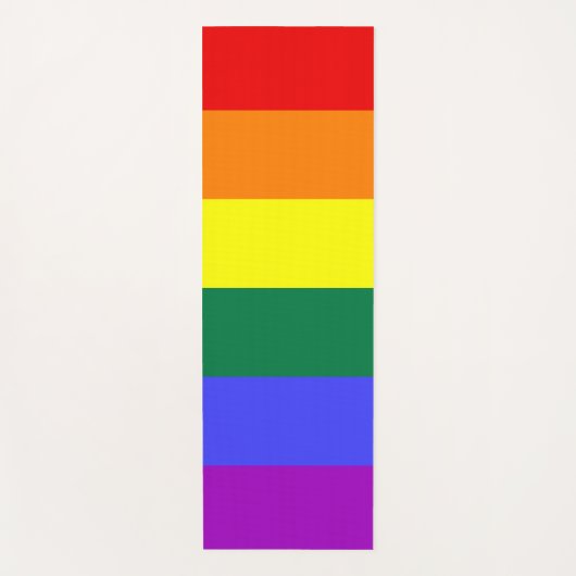 Regenbogen Yogamatte (Vorderseite)