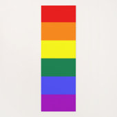 Regenbogen Yogamatte (Rückseite)