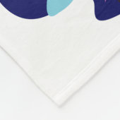 Regenbogen Yorkie Cuddler Fleecedecke (Ecke)