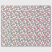 Regenbogen-Zahn-Muster Geschenkpapier (Flach)