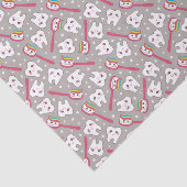 Regenbogen-Zahn-Muster Seidenpapier (Ausschnitt)