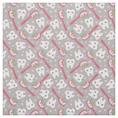 Regenbogen-Zahn-Muster Stoff (Muster)