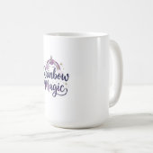 Regenbogen-Zaubertasse | Bunte Regenbogen-Kaffeeta Kaffeetasse (VorderseiteRechts)