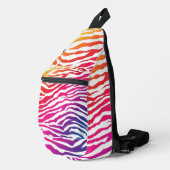 Regenbogen Zebra Crossbody Bag (Rechte Ecke)