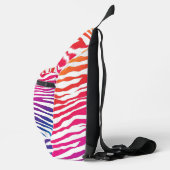 Regenbogen Zebra Crossbody Bag (Rechts)