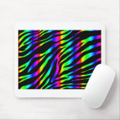 Regenbogen-Zebra Mousepad (Mit Mouse)