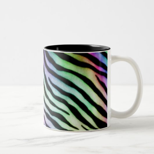 Regenbogen Zebra Tasse (Rechts)