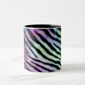 Regenbogen Zebra Tasse (Mittel)