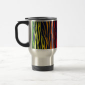 Regenbogen Zebrastreifen-Kaffee-Tasse Reisebecher (Links)