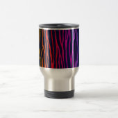 Regenbogen Zebrastreifen-Kaffee-Tasse Reisebecher (Mittel)