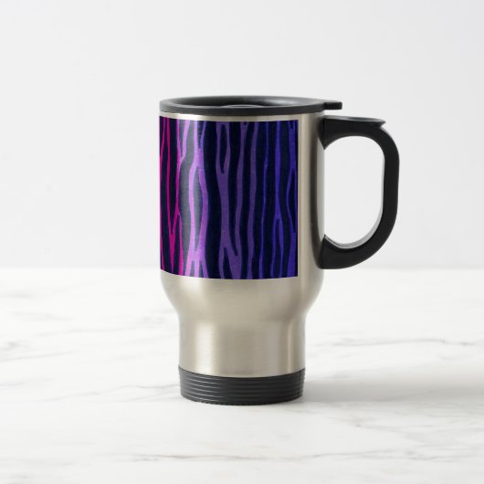 Regenbogen Zebrastreifen-Kaffee-Tasse Reisebecher (Rechts)