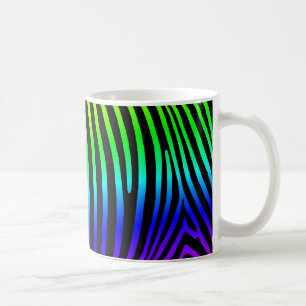 Regenbogen-Zebrastreifen Kaffeetasse