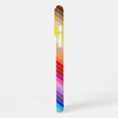 Regenbogen-Zickzack iPhone Hülle (Linke Seite)