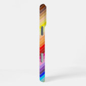 Regenbogen-Zickzack iPhone Hülle (Rechte Seite)