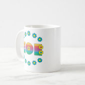 Regenbogen Zoe Flores Kaffeetasse (Vorderseite Links)